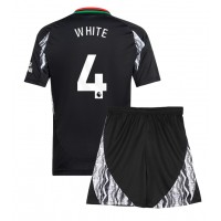 Camiseta Arsenal Ben White #4 Segunda Equipación Replica 2024-25 para niños mangas cortas (+ Pantalones cortos)